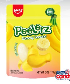 AMOS GUMMY PEELERZ BANANA PEG BAG 12/6 OZ