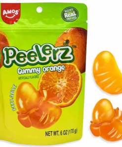 AMOS PEELERZ GUMMY ORANGE PEG BAG 12/6 OZ