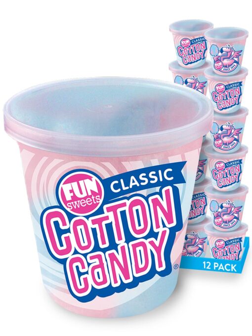FUN SWEETS COTTON CANDY 12/1.5 OZ