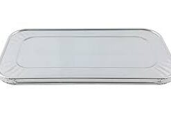 HALF SIZE ALUMUM LIDS 100 CT