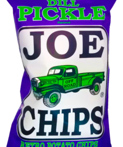 JOE CHIPS DILL PICKLE 28/2 OZ