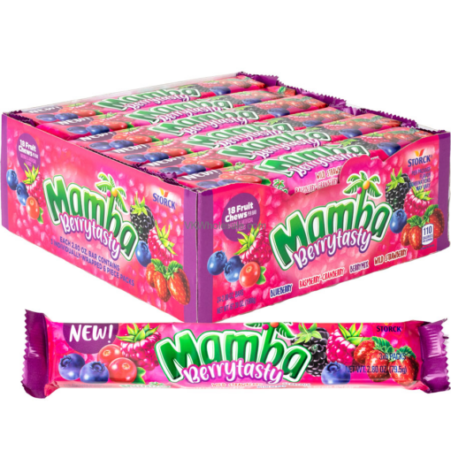 MAMBA BERRYTASTY FRUITY CHEWS 24/2.8 OZ