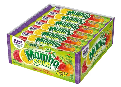 MAMBA SOUR FRUIT CHEWS 24/2.8 OZ