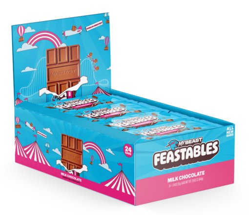 MRBEAST FEASTABLES KING MILK CHOCOLATE 24/2.1 OZ