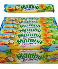 MAMBA TROPICAL FRUIT CHEWS 24/2.8 OZ