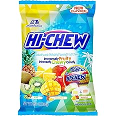 HI-CHEW MANGO PINEAPPLE AND KIWI TROPICAL MIX CANDY 6/3.53 OZ