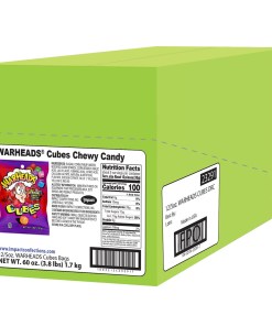 WAREHEADS CUBES CHEWY CANDY 12/5 OZ