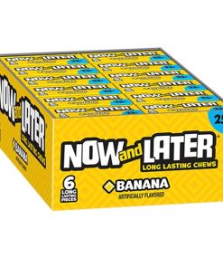 NOW & LATER CHEWY CANDY BANANA 24/0.93 OZ