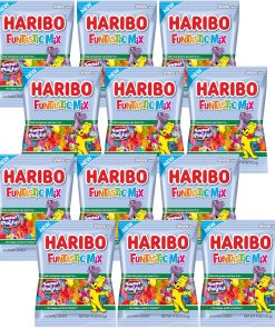 HARIBO FUNTASTIC MIX SHARE SIZE GUMMY CANDY 12/4 OZ