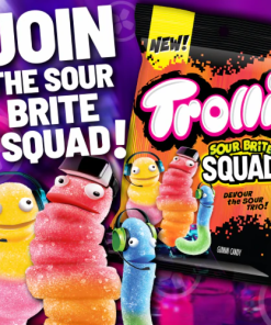 TROLLI SOUR BRIGHT SQUAD PEGGABLE BAG 12/4.25 OZ
