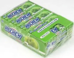 HI-CHEW CHEWY SWEETS GREEN APPLE FLAVOURED 20/0.35 G