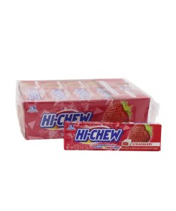HI-CHEW CHEWY SWEETS STRAWBERRY FLAVOURED 20/0.35 G