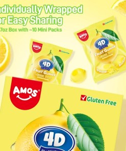 AMOS 4D PEELERZ PEELABLE LEMON GUMMY 12/6 OZ