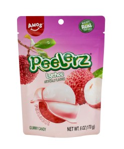 AMOS 4D PEELERZ PEELABLE LYCHEE GUMMY 12/6 OZ