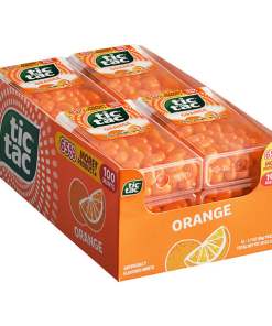 TIC TAC ORANGE FLAVORED MINTS ON-THE-GO REFRESHMENT 12/1.7 OZ