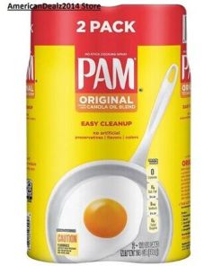 PAM ORIGINAL COOKING SPRAY, 1 PACK, 12 OZ CANS