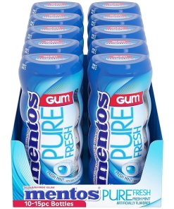 MENOTS SUGAR FREE FRESHMINT CHEWING GUM 10/15 PIECES