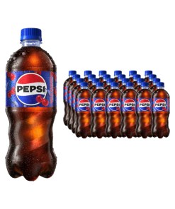 PEPSI WILD CHERRY SODA PLASTIC BOTTLES 24/20 OZ