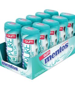 MENTOS SUGAR FREE WINTERGREEN CHEWING GUM 10/15 PIECES
