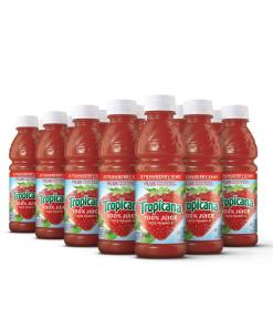 TROPICANA KIWI STRAWBERRY JUICE PLASTIC BOTTLES 12/15.2 OZ