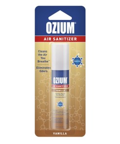OZIUM AIR SANITIZER SPRAY - VANILLA - 12/0.8 OZ