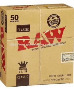 RAW CLASSIC ROLLING PAPERS 50 PACKS/32 LEAVES